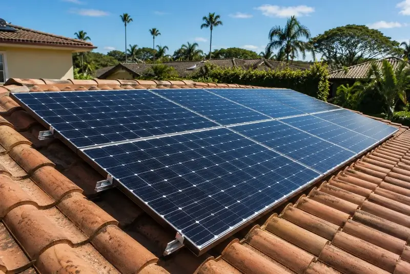 Installation de panneaux solaires à Yzeron