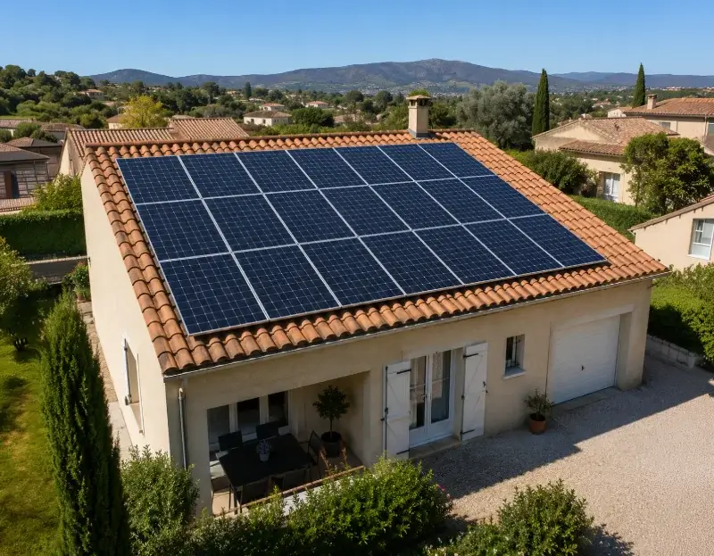 Prime à l'autoconsommation panneaux solaires Yzeron — aide financière de l'État
